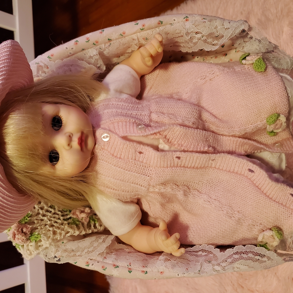 Adorable Pink Baby Doll with Outfit